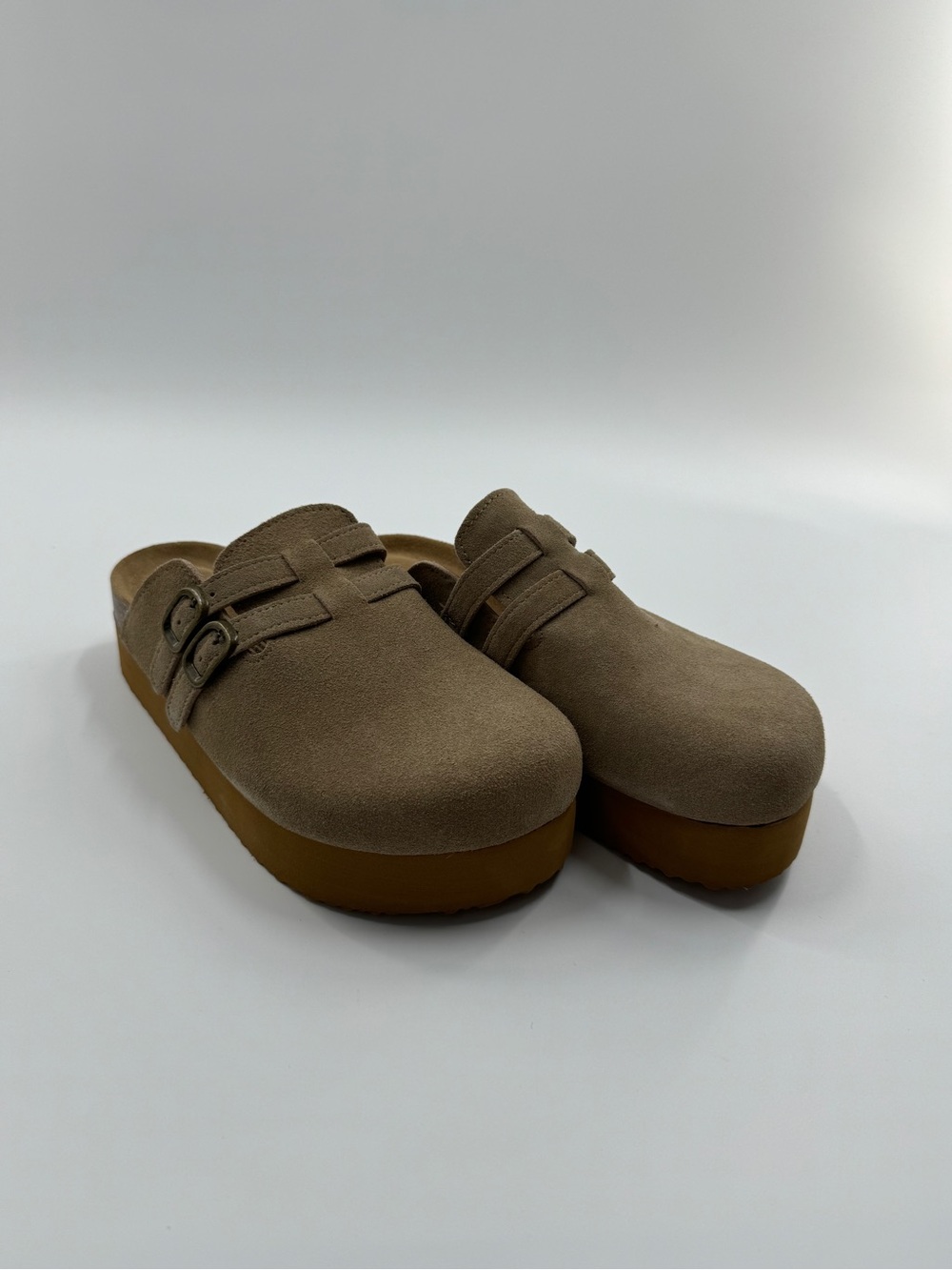 Project Cloud Stephi Chestnut Platform Clog Mules – Women’s US 8.5 NWOB
